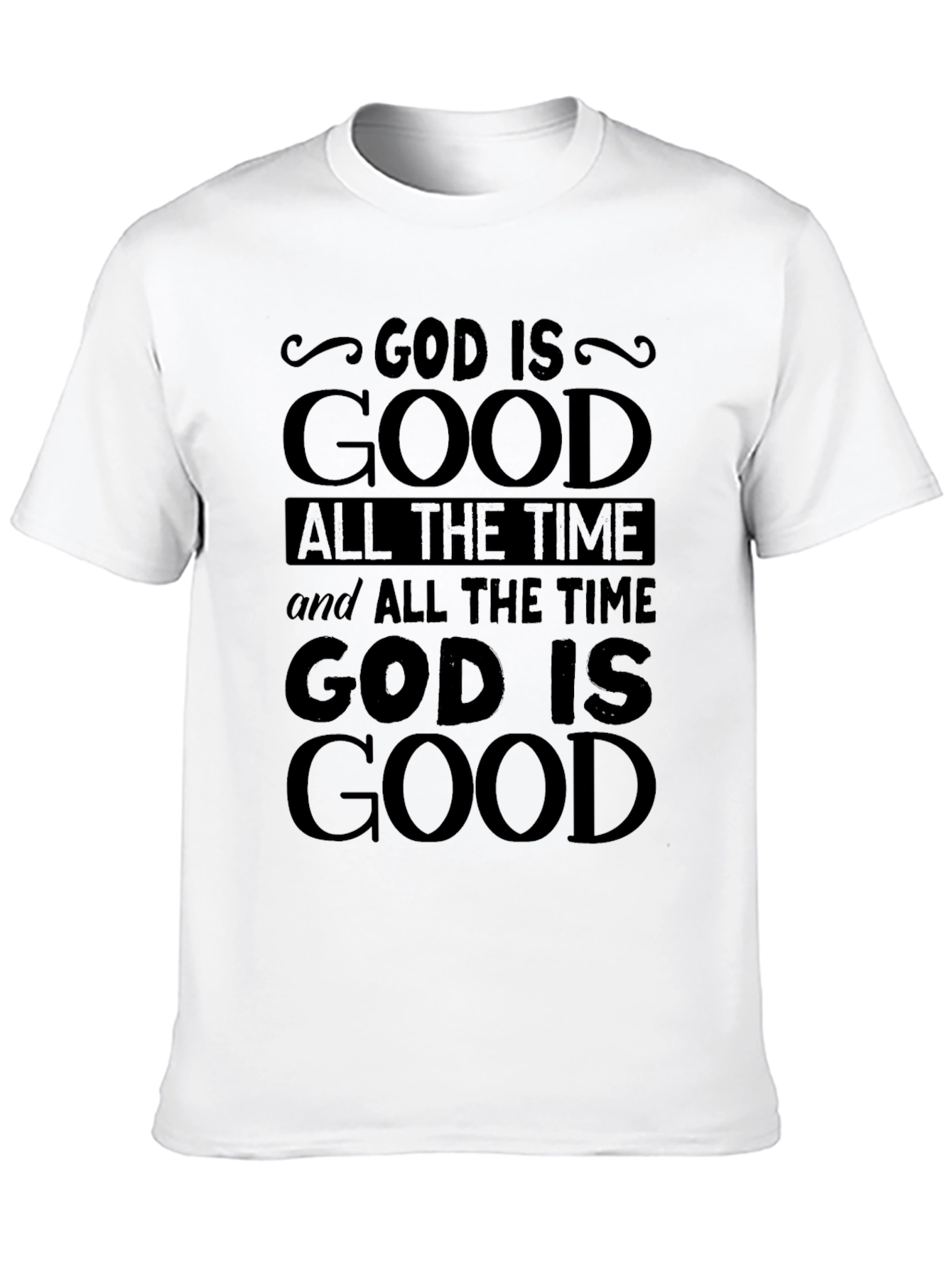 God Is Good Graphic Tee - Religious T-Shirt