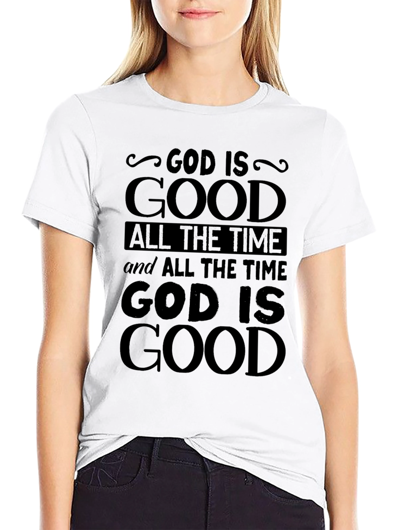 God Is Good Graphic Tee - Religious T-Shirt