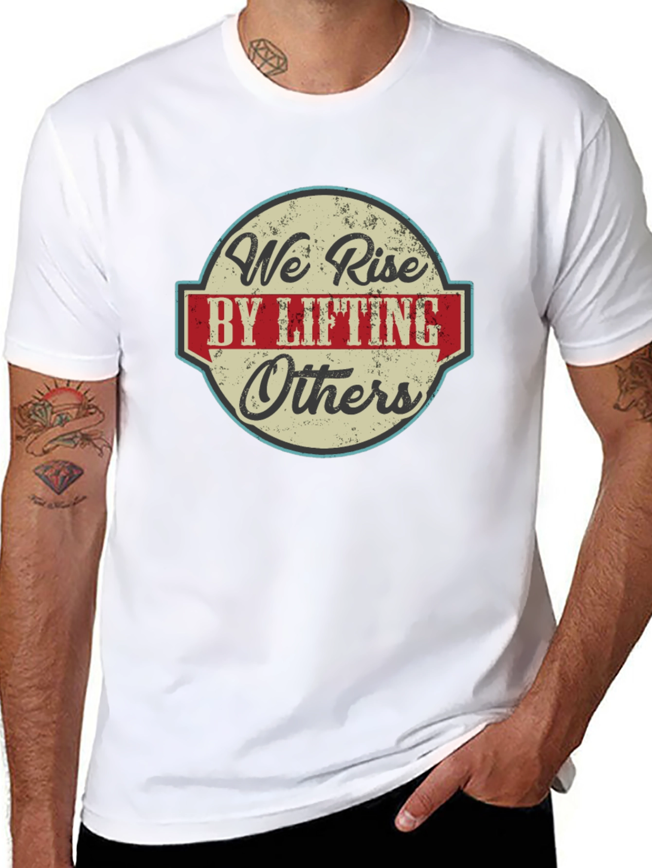 We Rise by Lifting Others Graphic T-Shirt