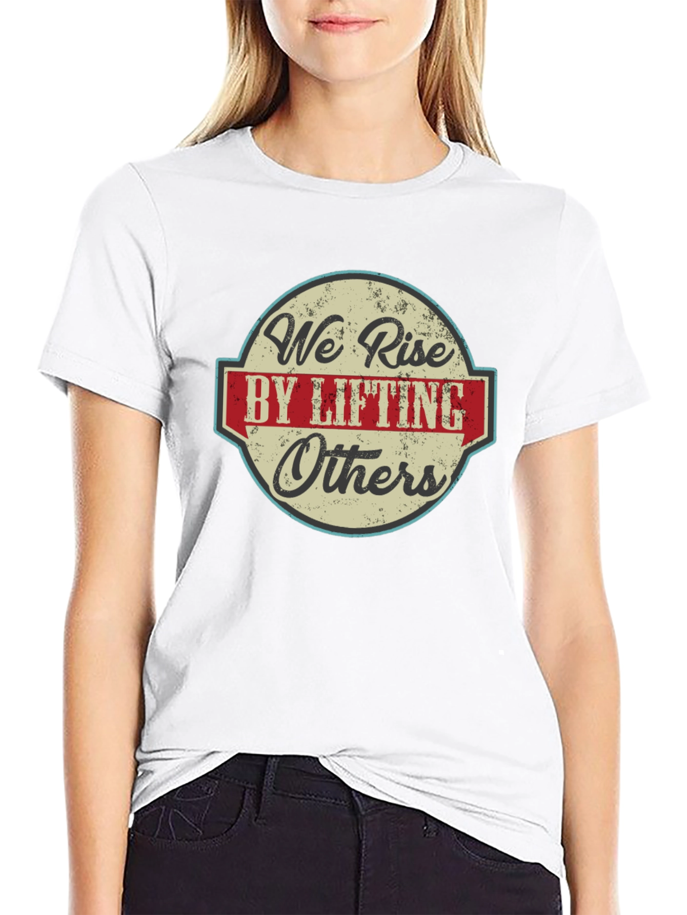 We Rise by Lifting Others Graphic T-Shirt