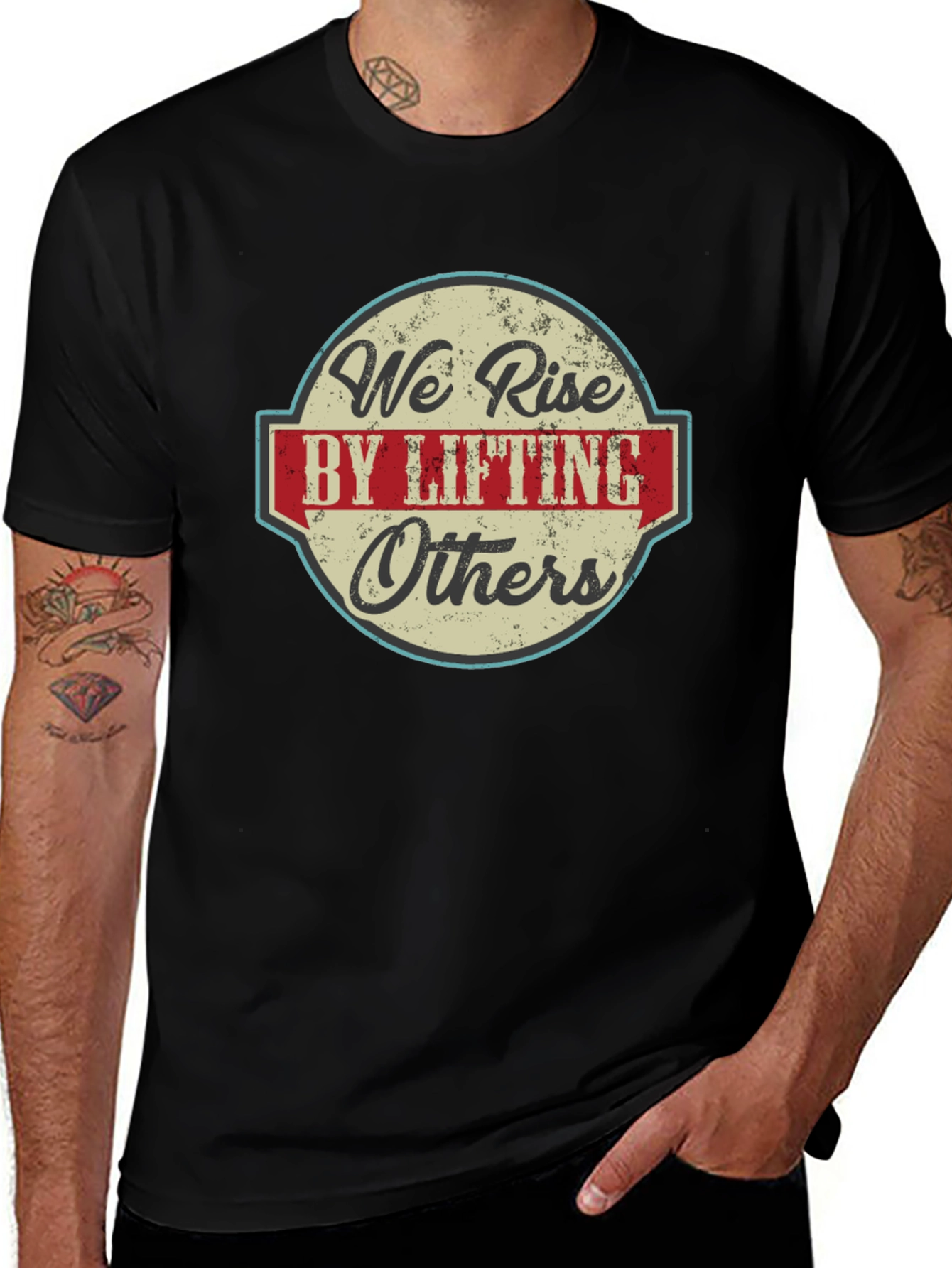 We Rise by Lifting Others Graphic T-Shirt