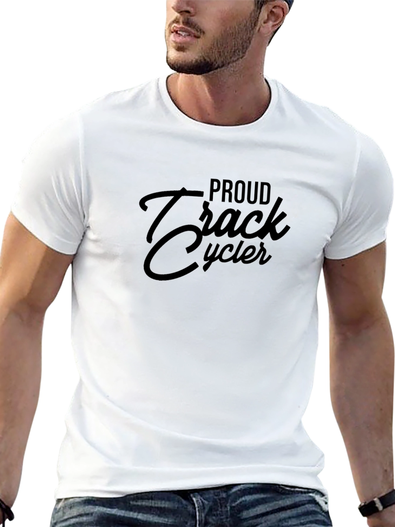Proud Track Cycler Black T-Shirt