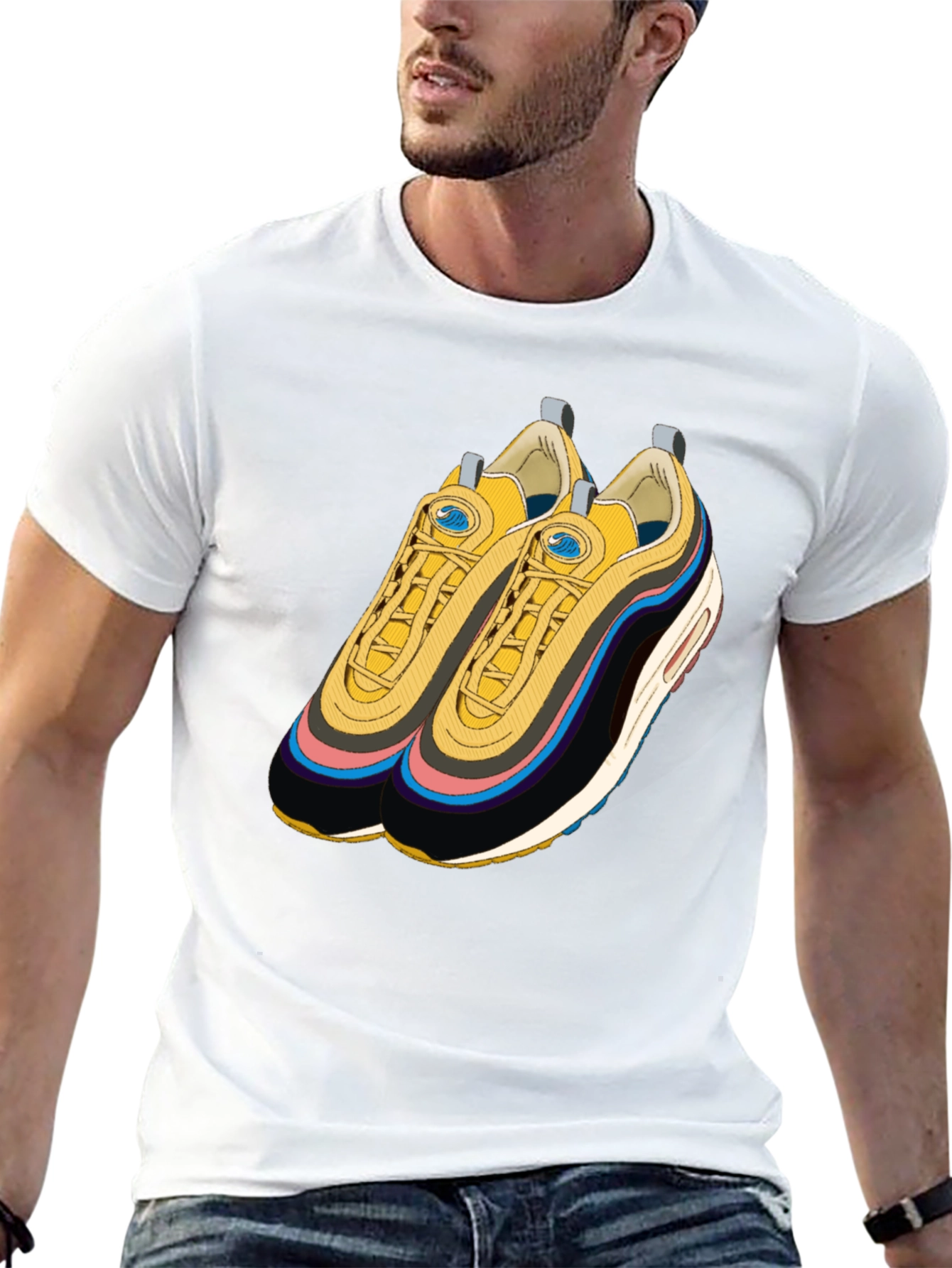 Sneaker Graphic T-Shirt - Casual Style