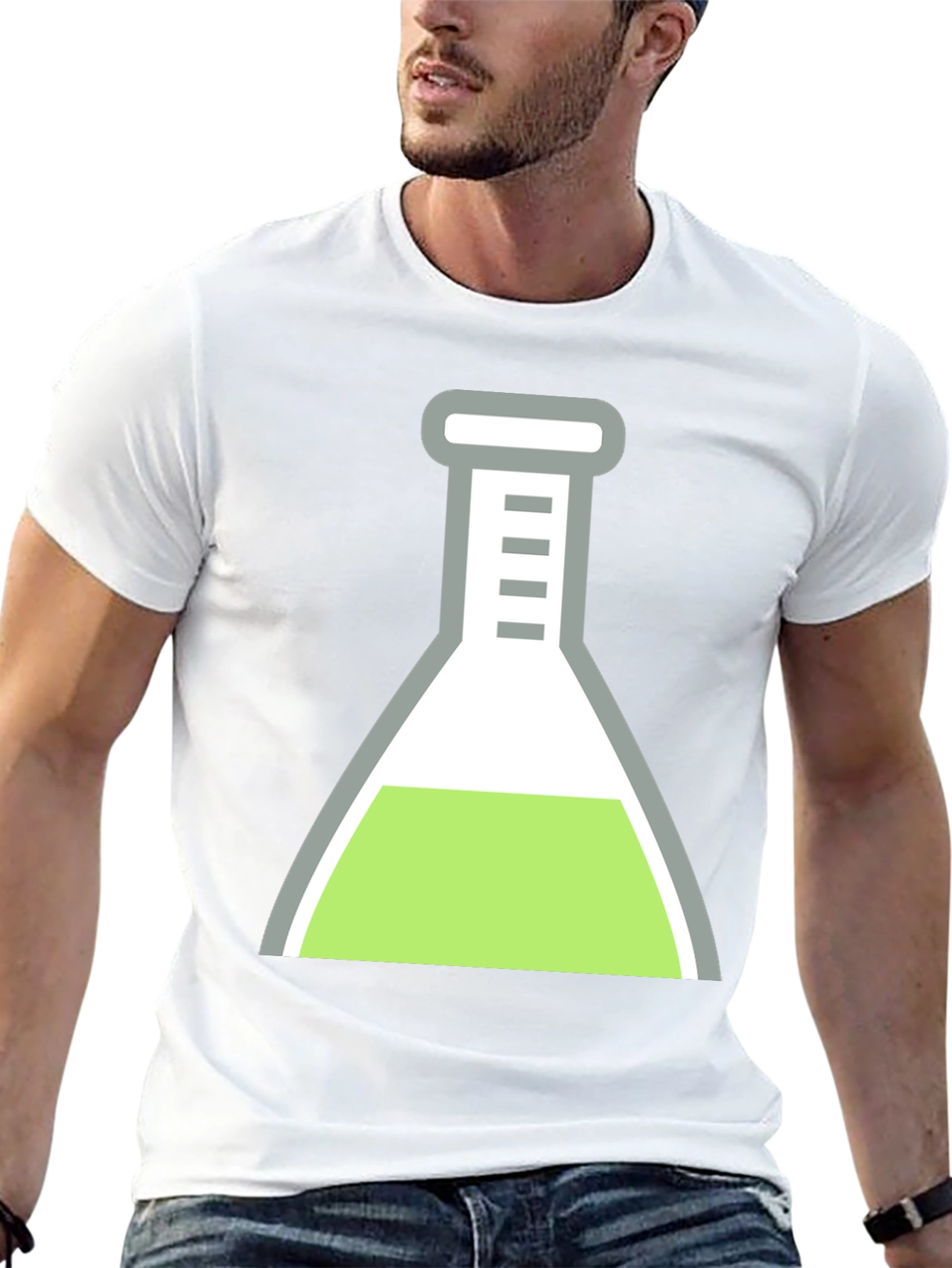 Science Beaker Graphic T-Shirt