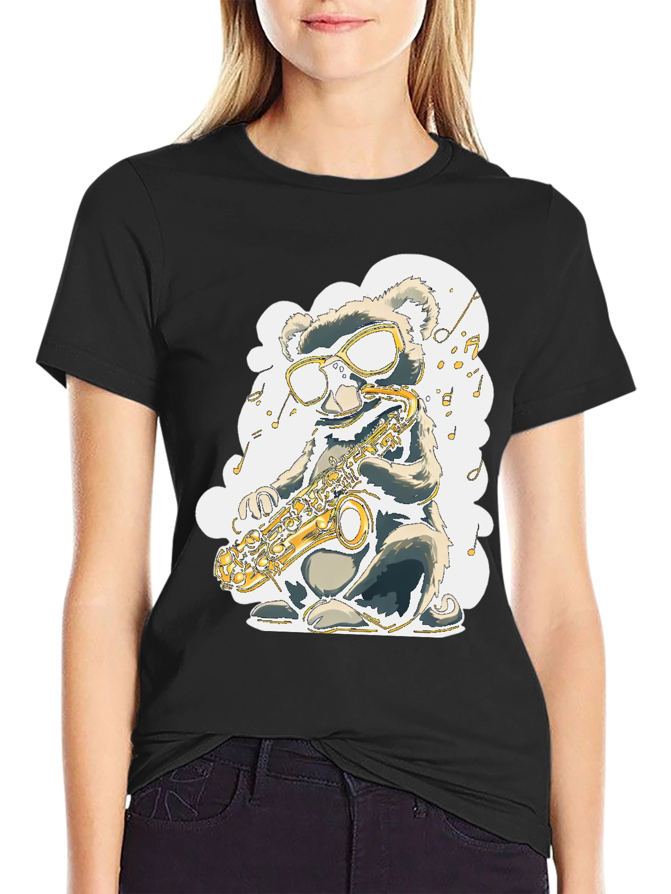 Cool Bear Saxophone T-Shirt