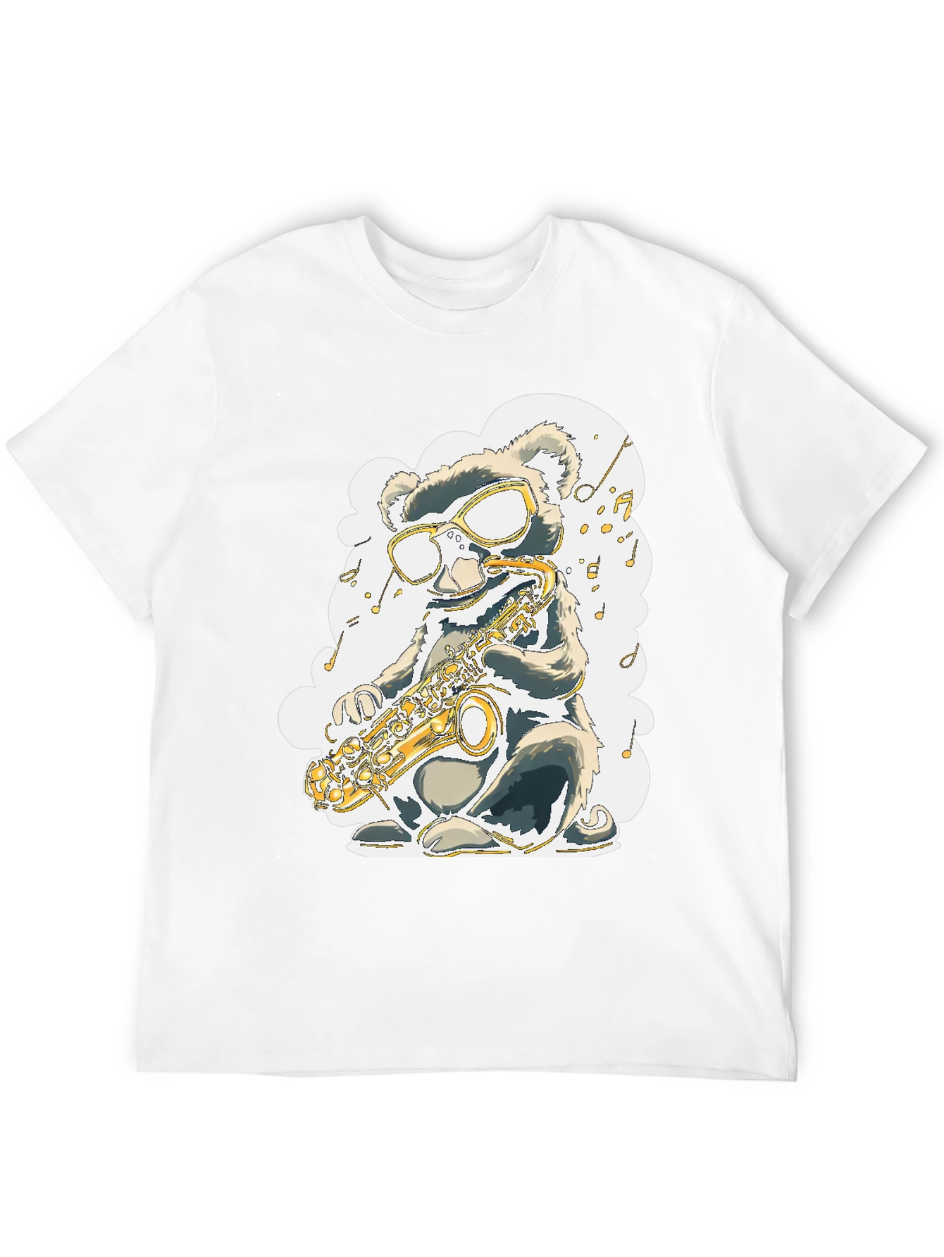 Cool Bear Saxophone T-Shirt