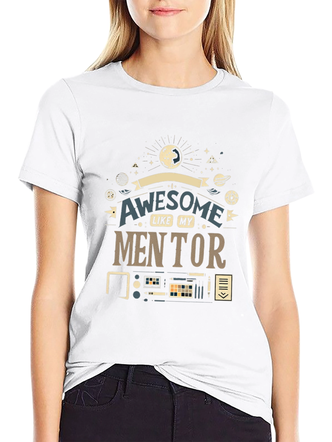 Awesome Like My Mentor Graphic Tee