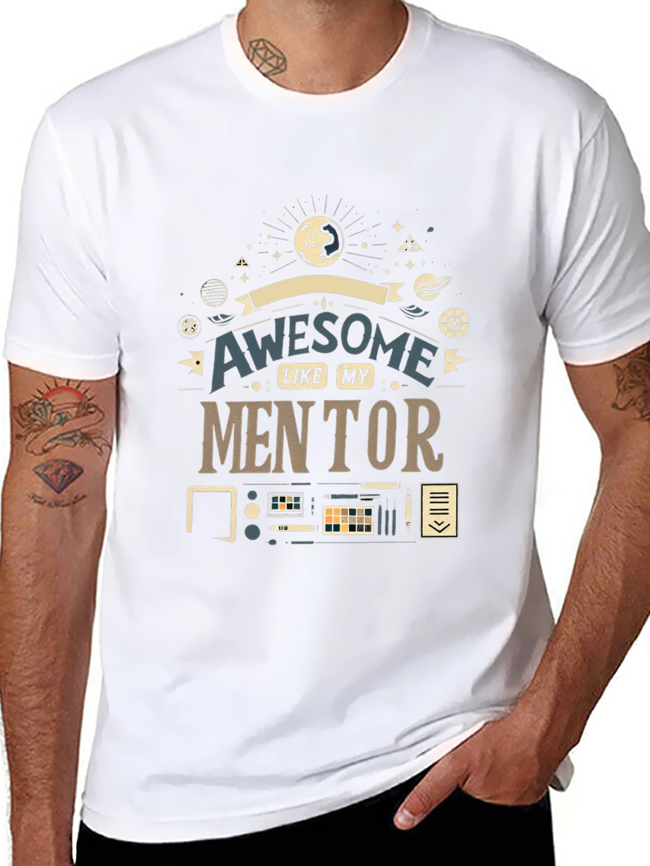 Awesome Like My Mentor Graphic Tee