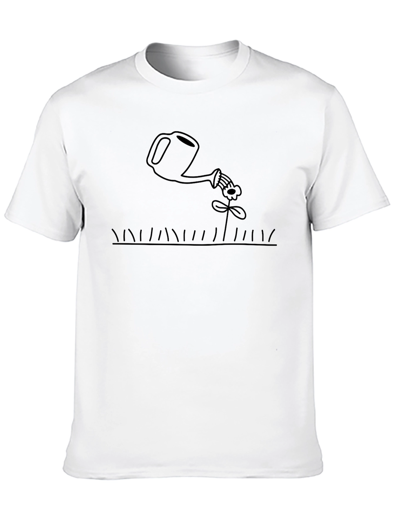 Watering Can Flower Graphic Tee