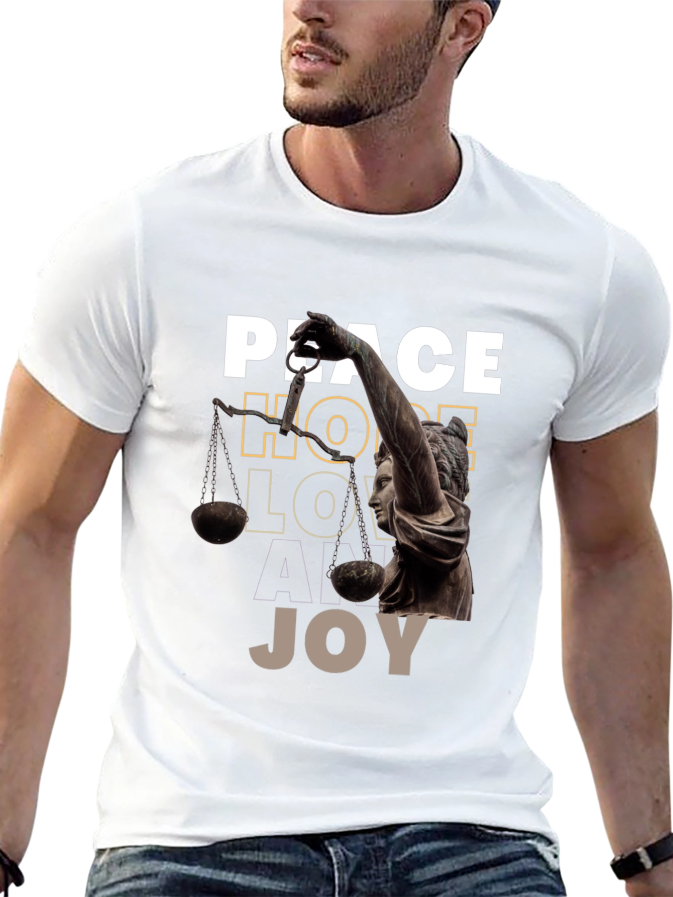 Peace Hope Love Joy Graphic Tee