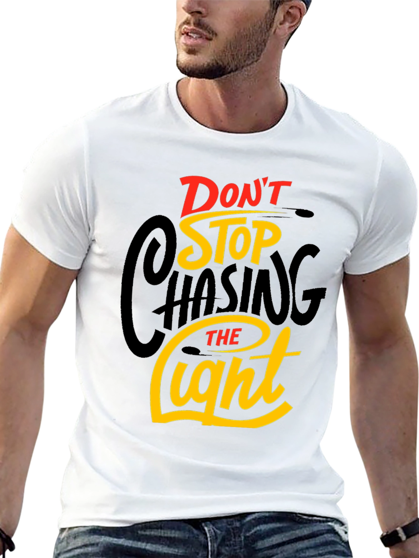 Dont Stop Chasing the Light Graphic Tee