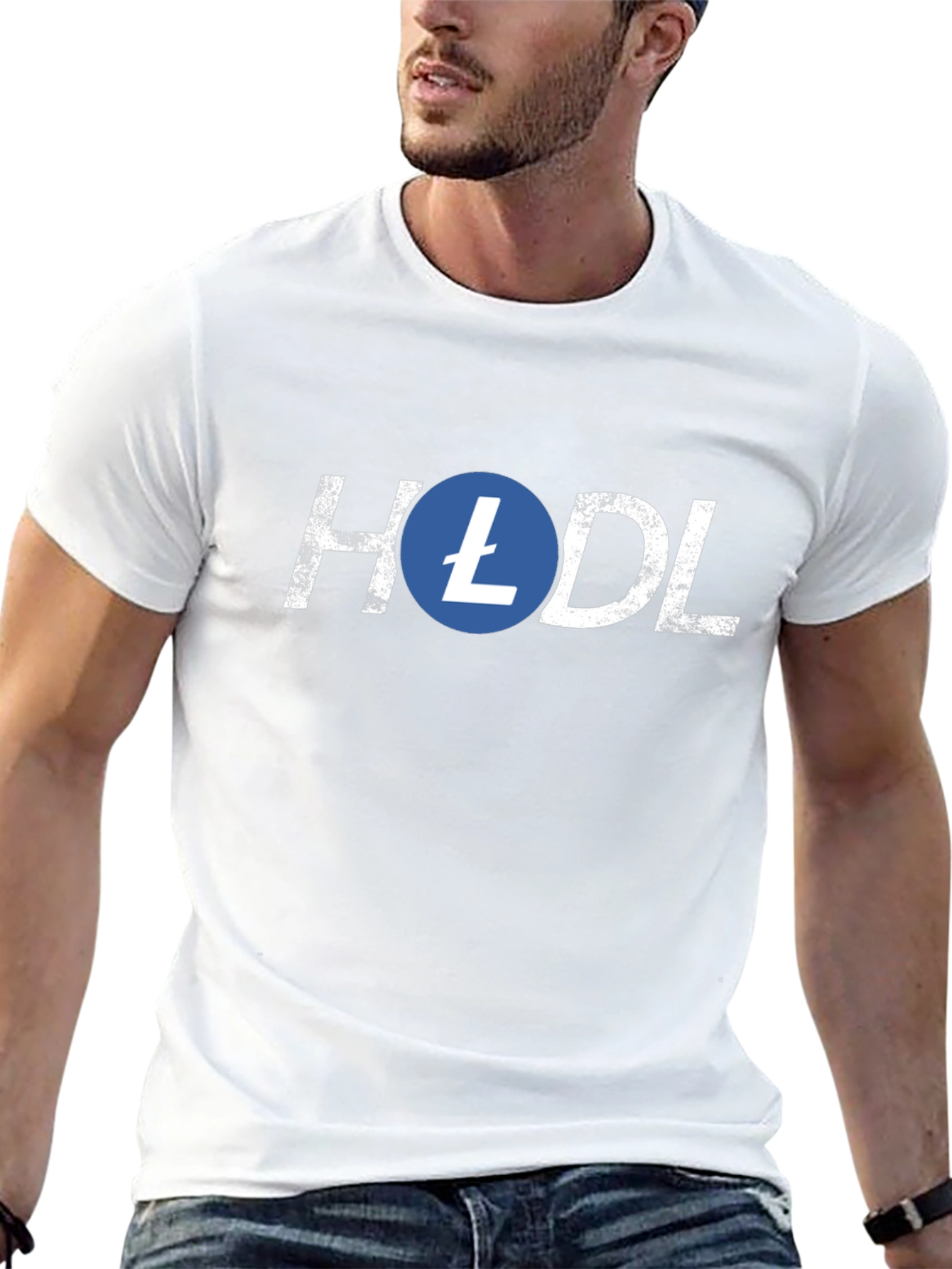 HODL Litecoin Crypto T-Shirt - Black