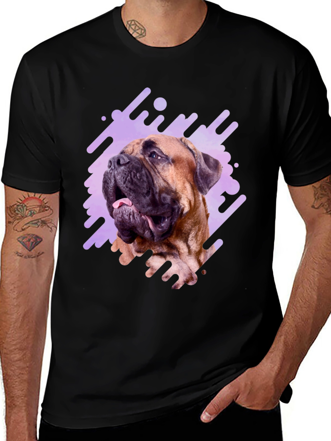 Dog Breed Graphic T-Shirt Casual Cotton Tee