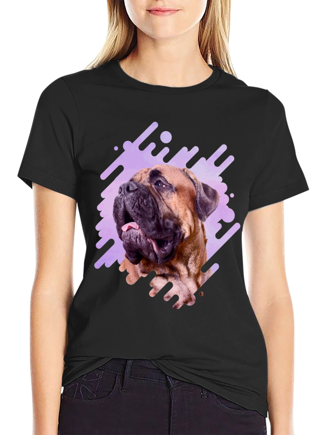 Dog Breed Graphic T-Shirt Casual Cotton Tee