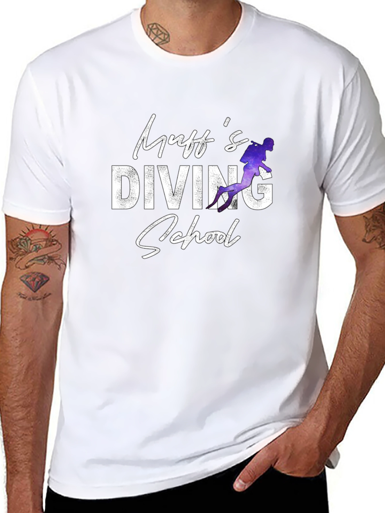 Duffs Diving School Black T-Shirt