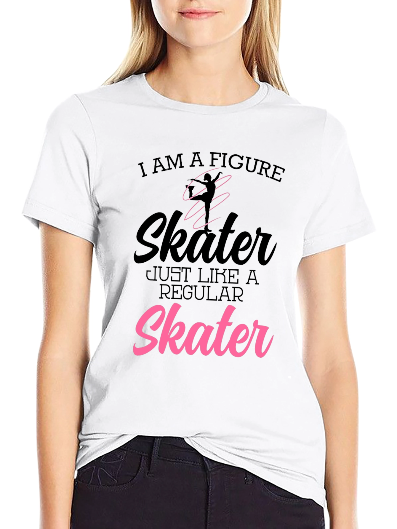 Figure Skater Graphic T-Shirt