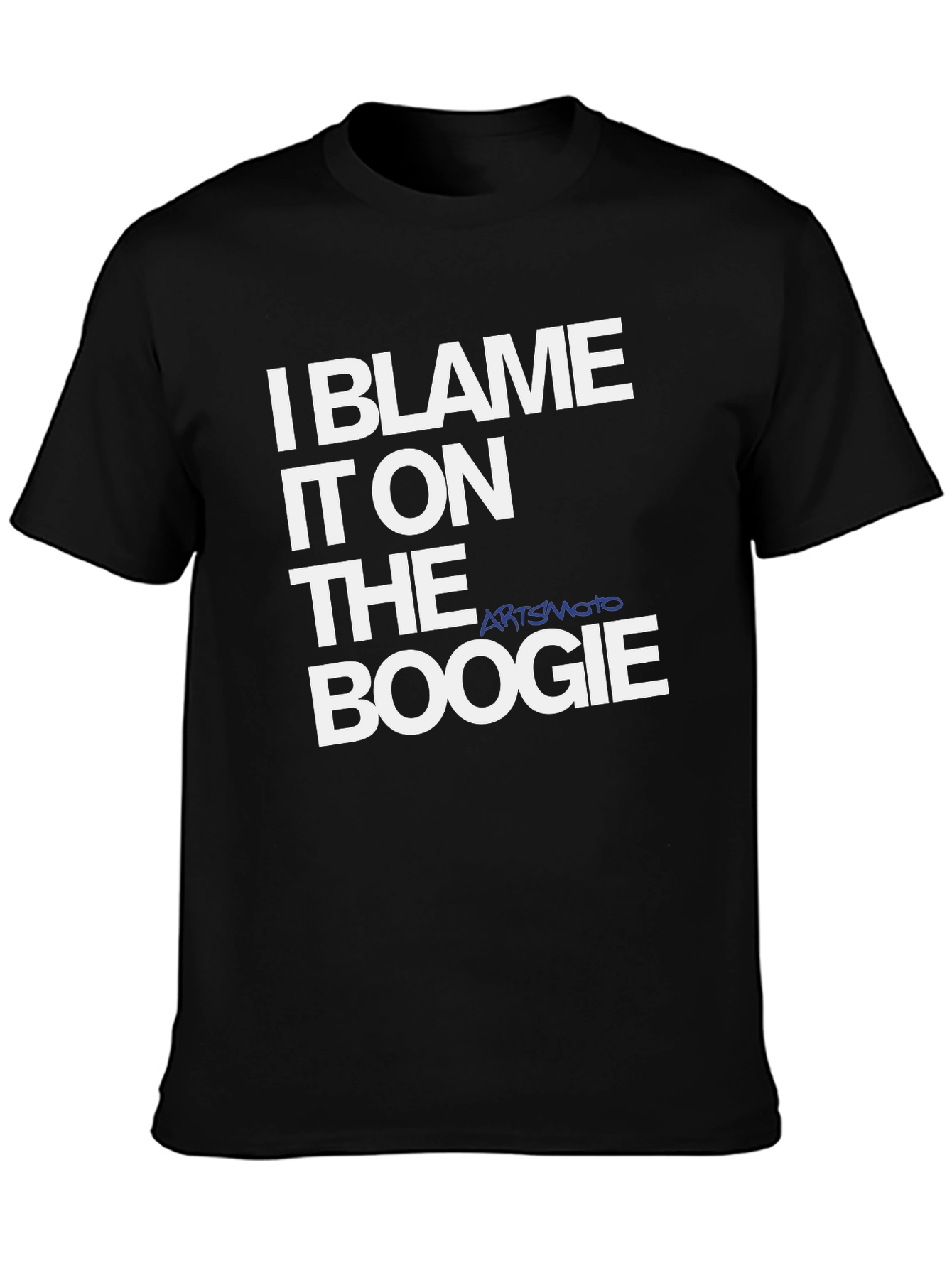 I Blame It On The Boogie Black Graphic Tee