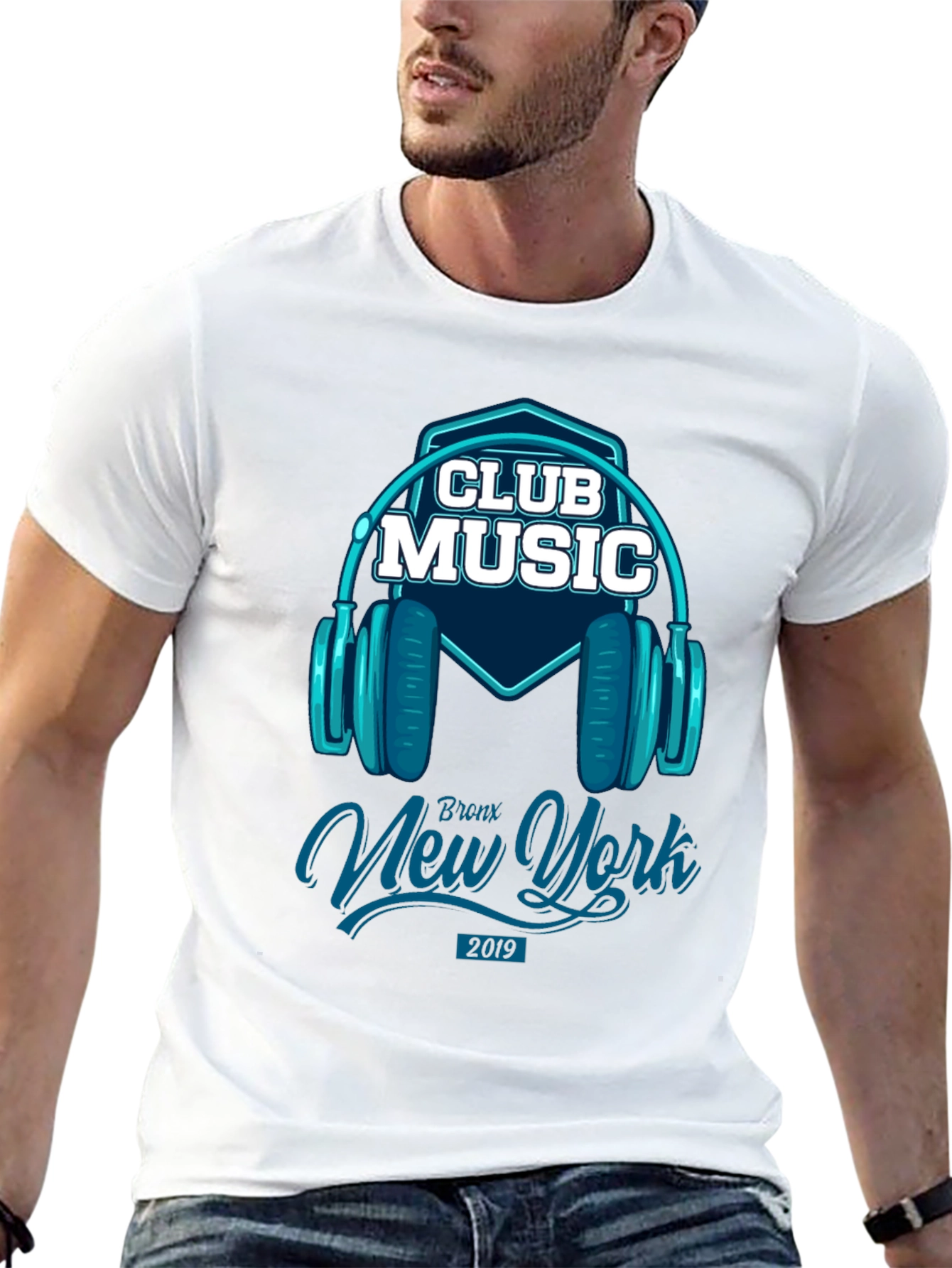 Club Music T-Shirt - Bronx New York Design