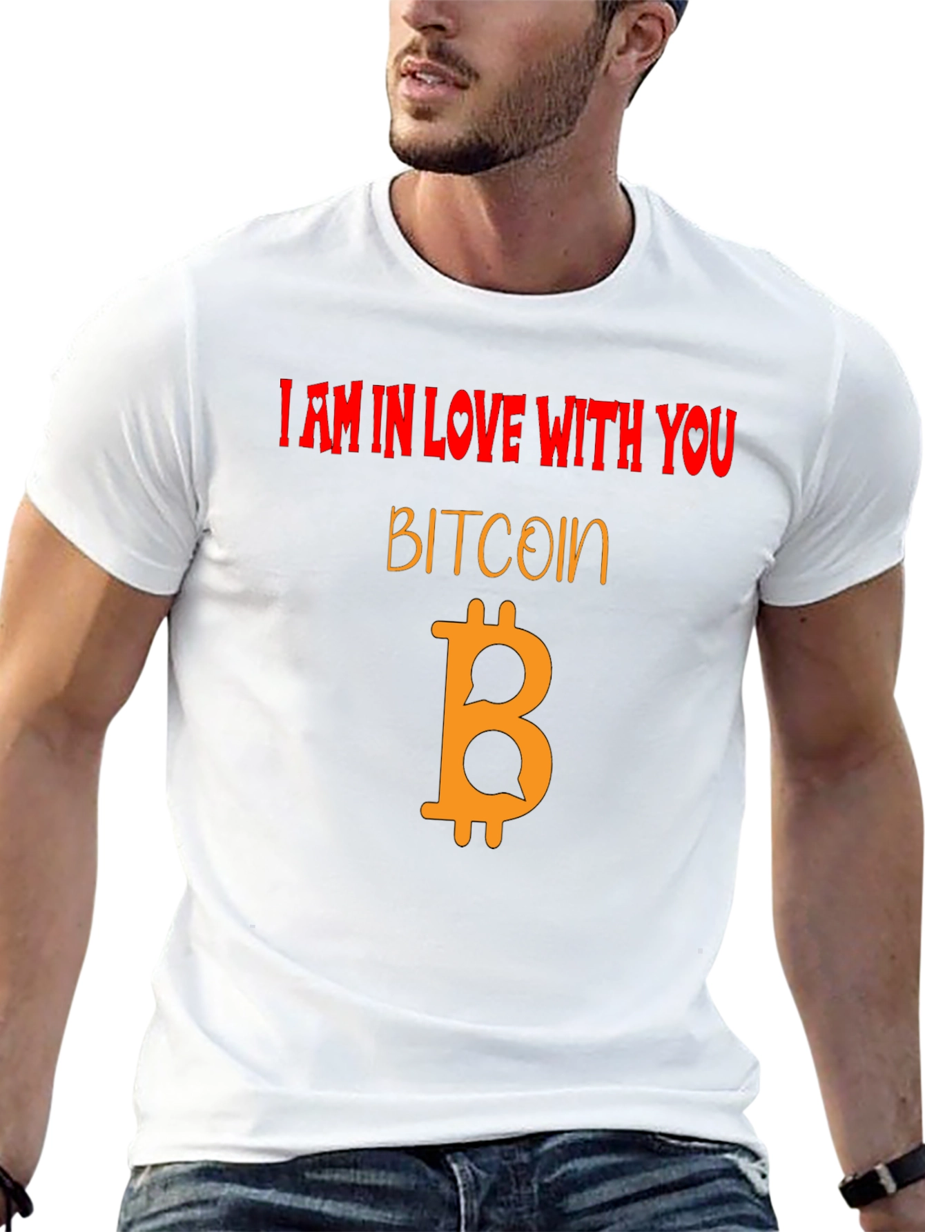 Bitcoin Love Graphic Tee - Crypto Fan T-Shirt