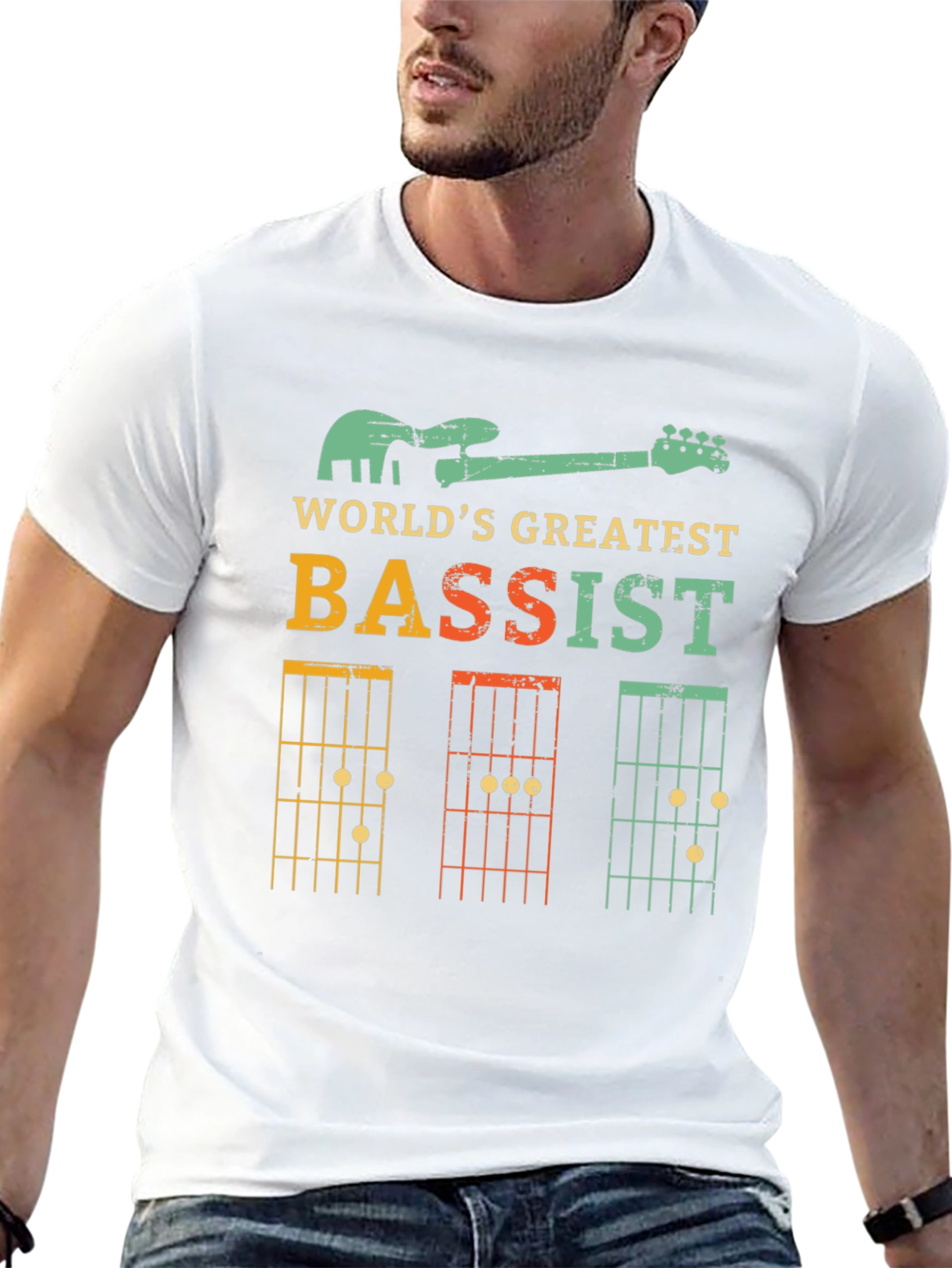 Worlds Greatest Bassist T-Shirt - Musician Graphic Tee