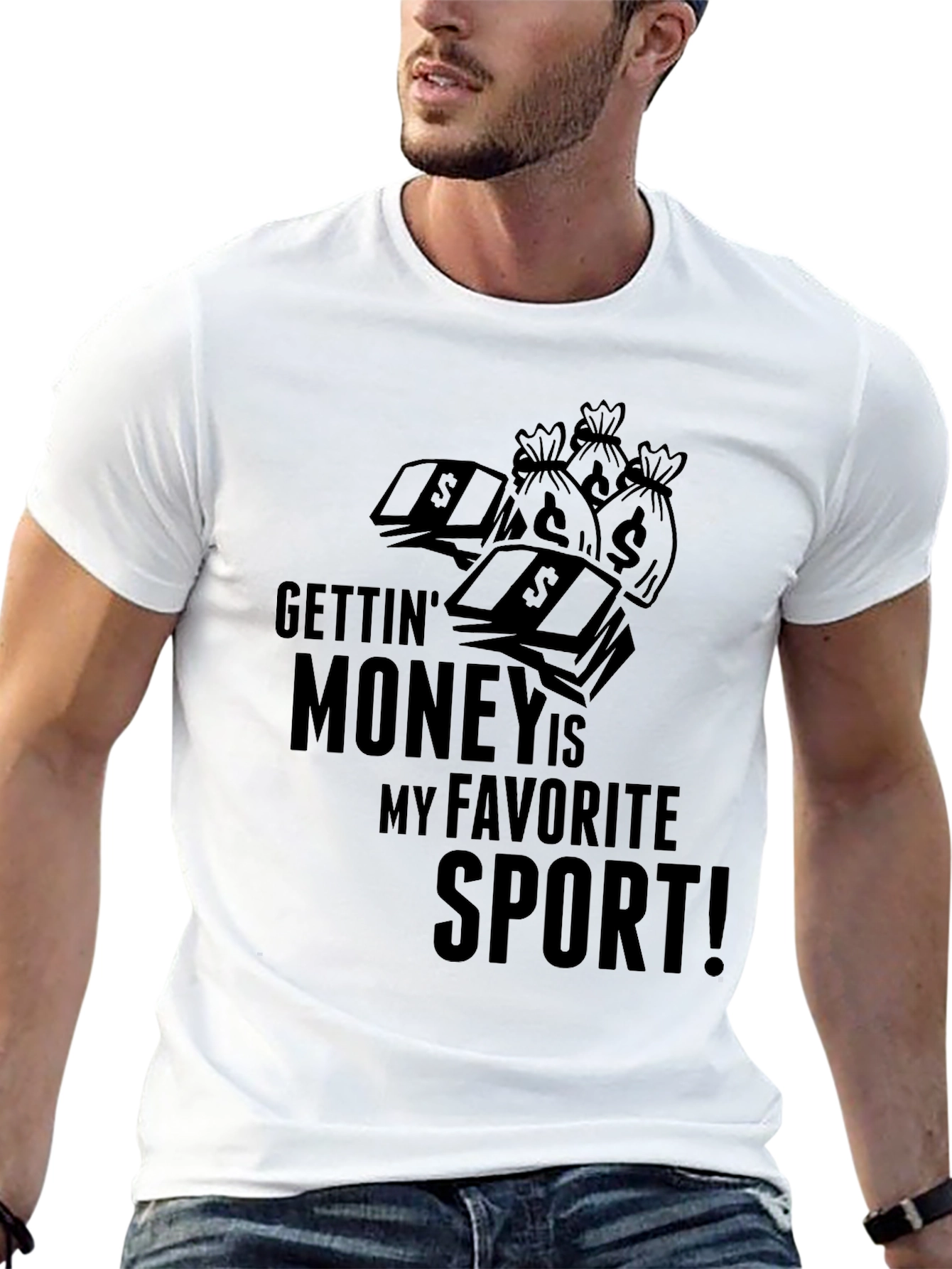 Gettin Money T-Shirt - Favorite Sport Tee