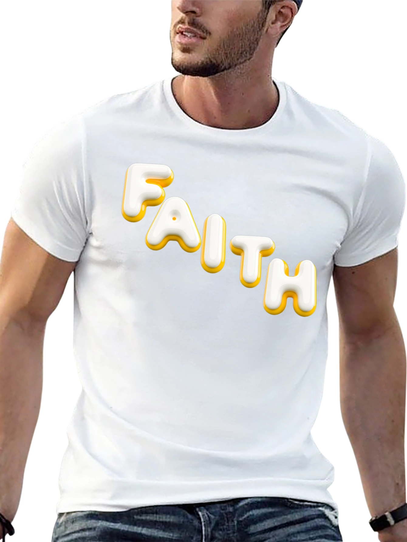Faith T-Shirt: Stylish Religious Apparel for Men