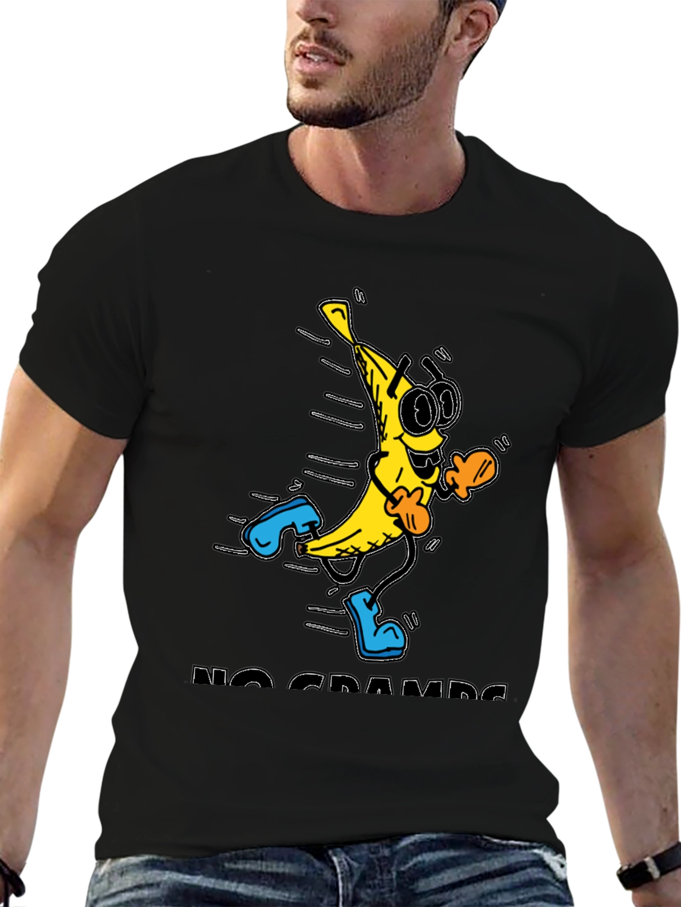 Cool Banana Graphic Tee - Black T-Shirt