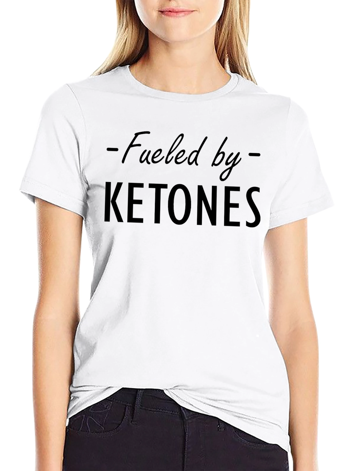 Fueled by Ketones Black Graphic Tee