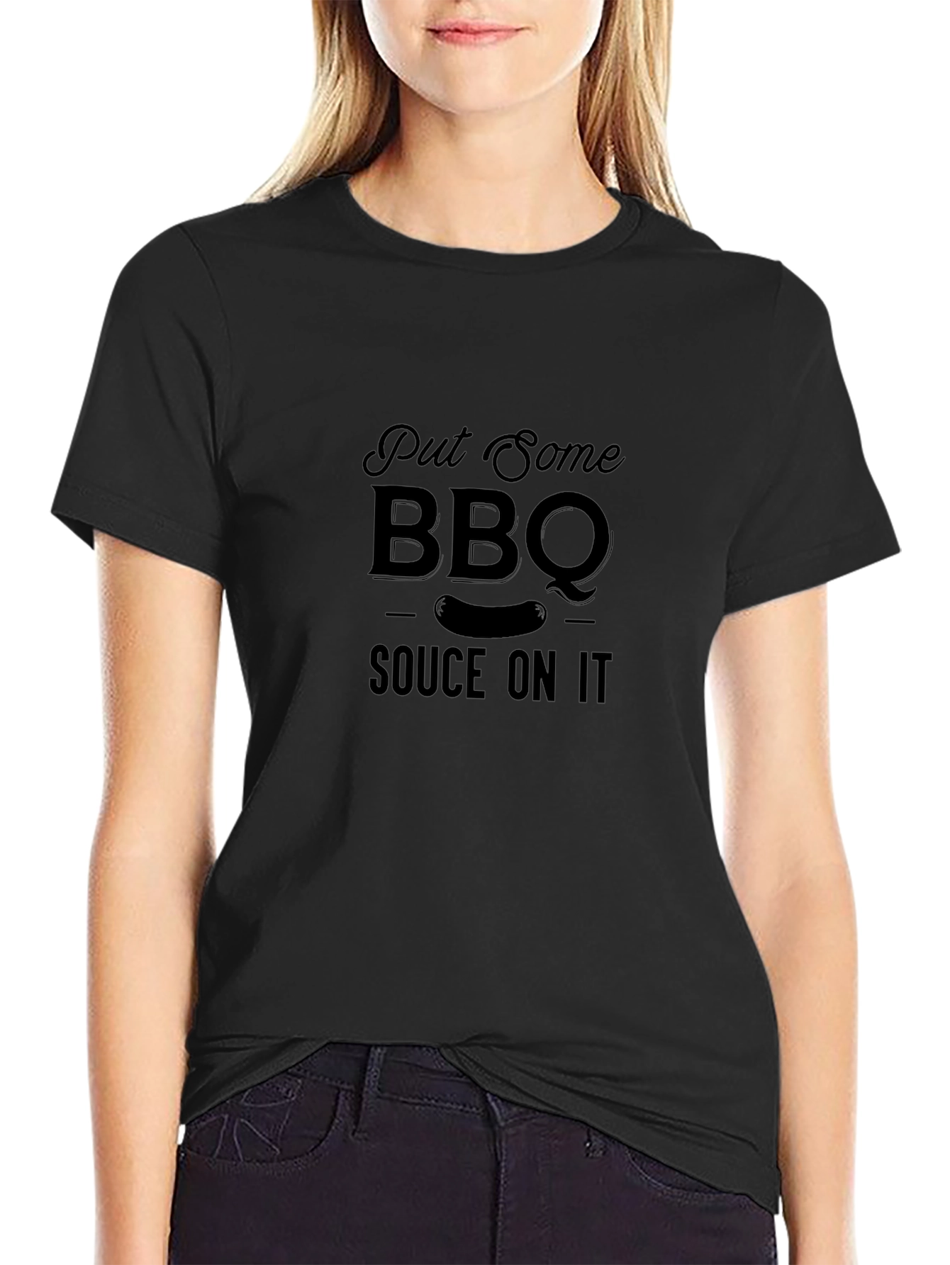 BBQ Sauce On It Graphic T-Shirt