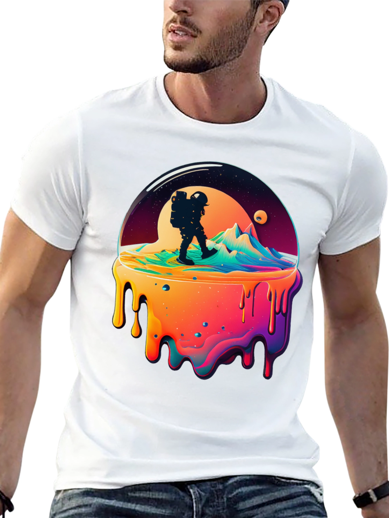 Astronaut Planet T-Shirt
