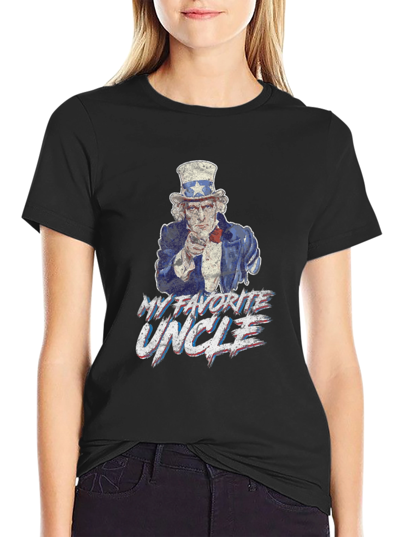 My Favorite Uncle Patriotic Graphic Tee