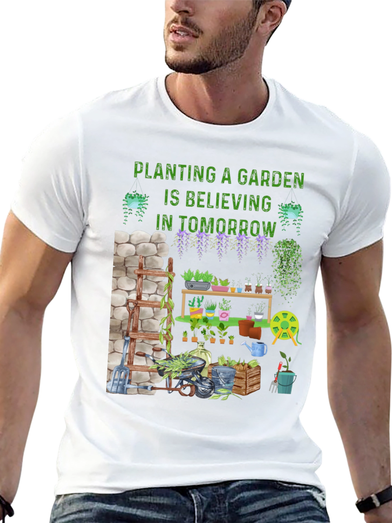 Gardening Belief T-Shirt - Tomorrows Garden Today!