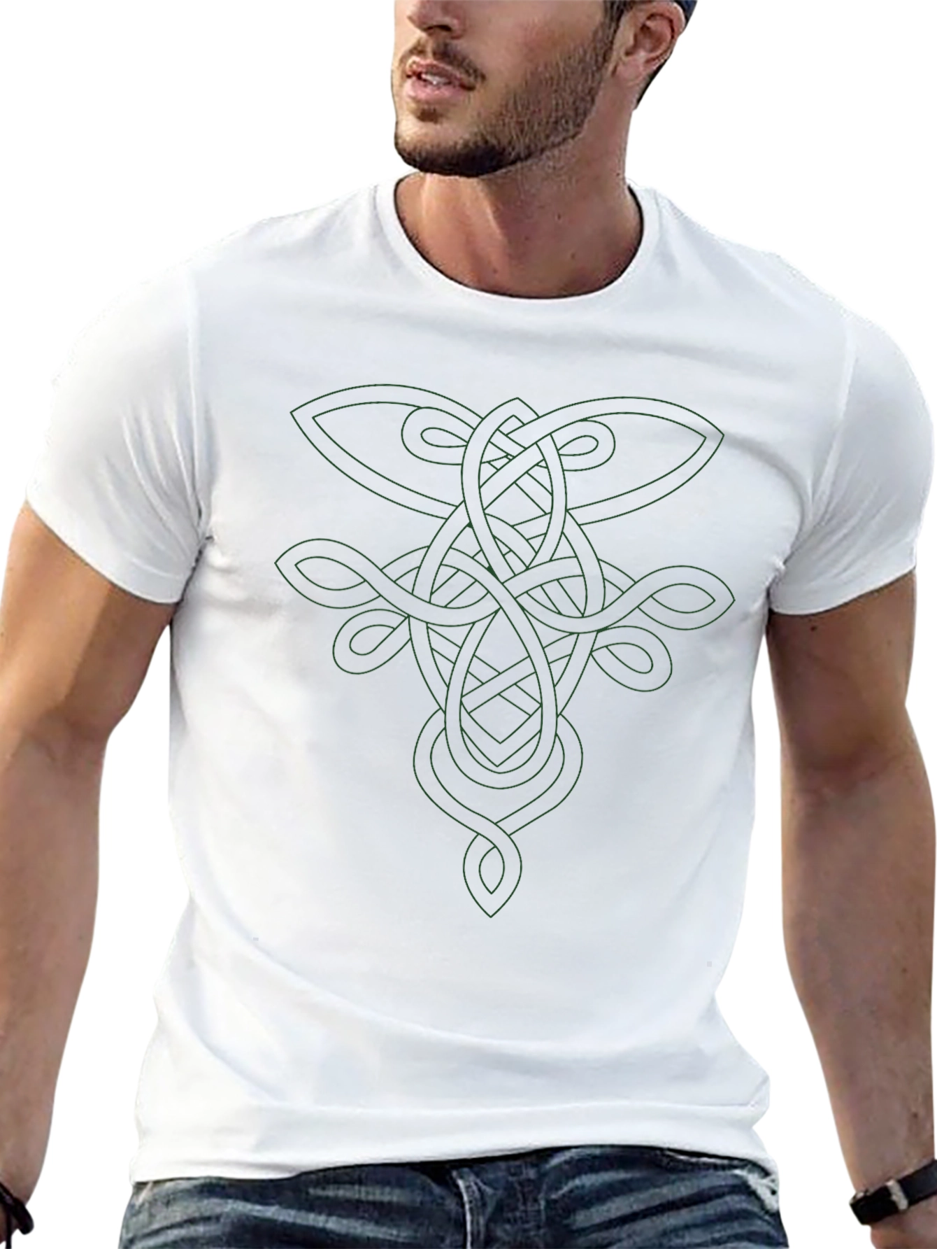 Celtic Knot Design Black T-Shirt