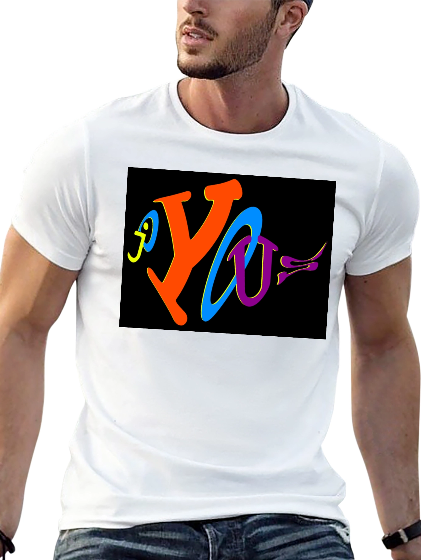 Colorful Abstract Graphic T-Shirt