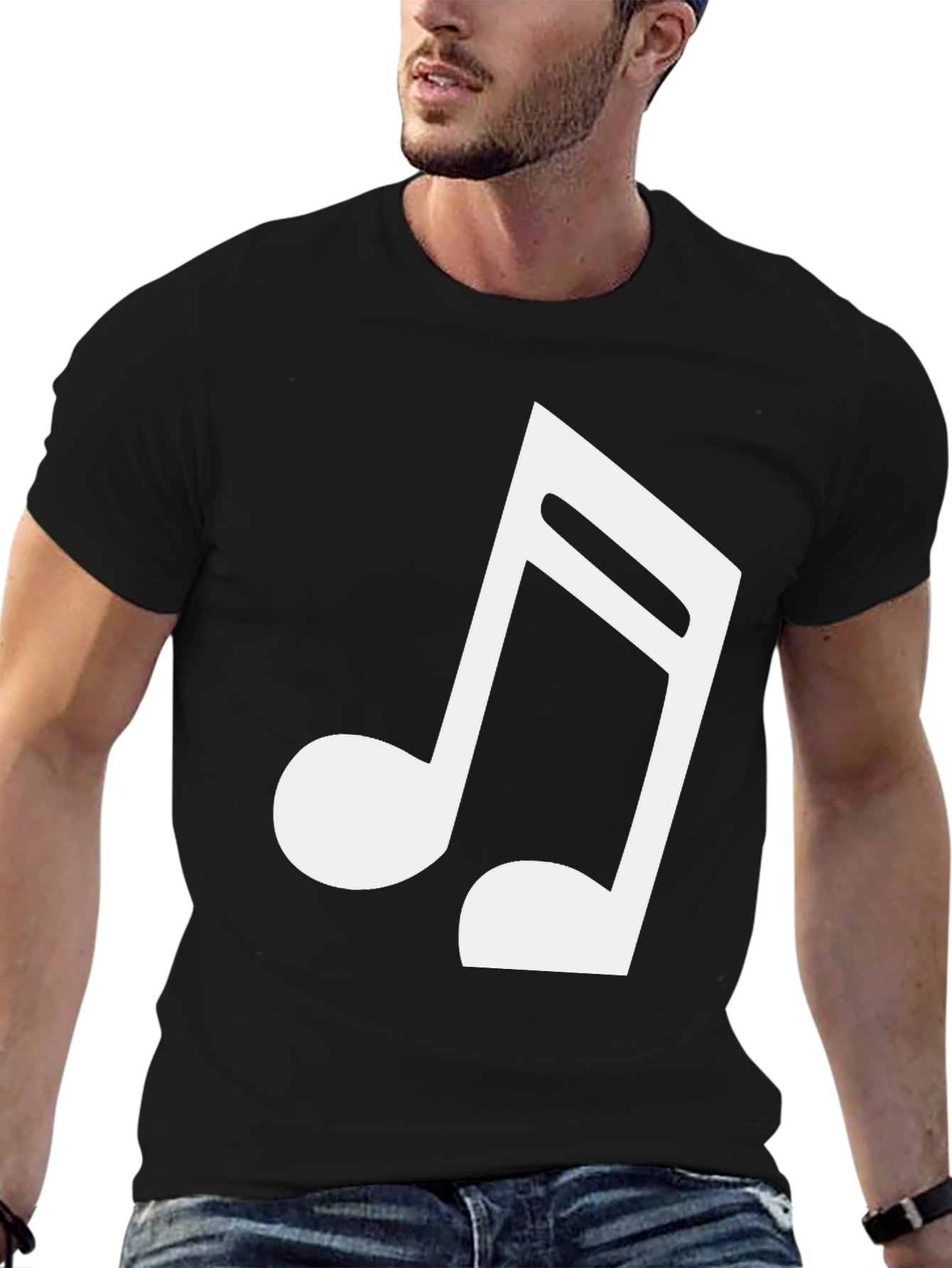Musical Note Graphic T-Shirt