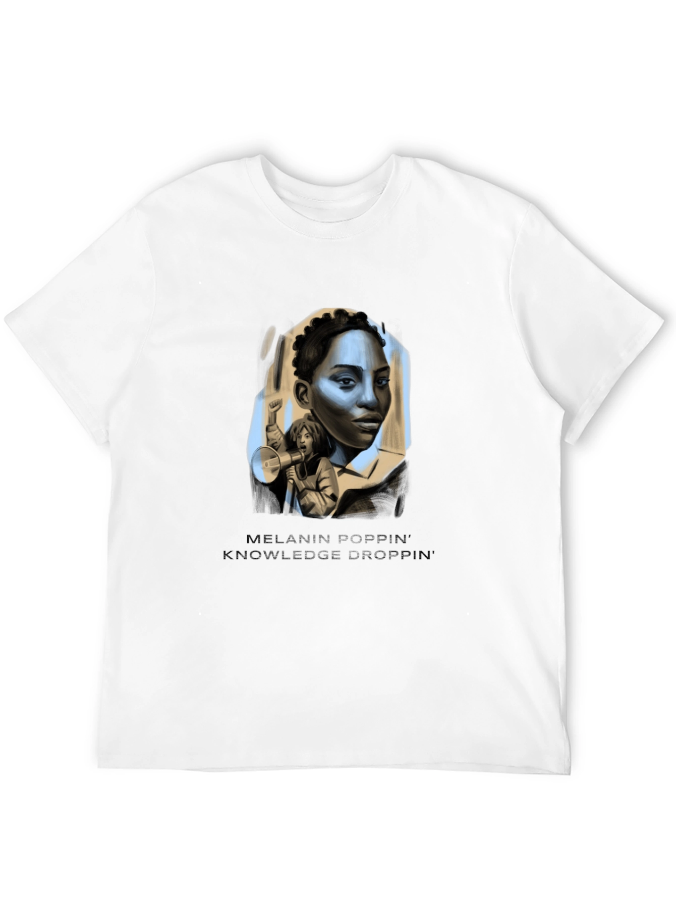 Melanin Poppin Knowledge Drop T-Shirt