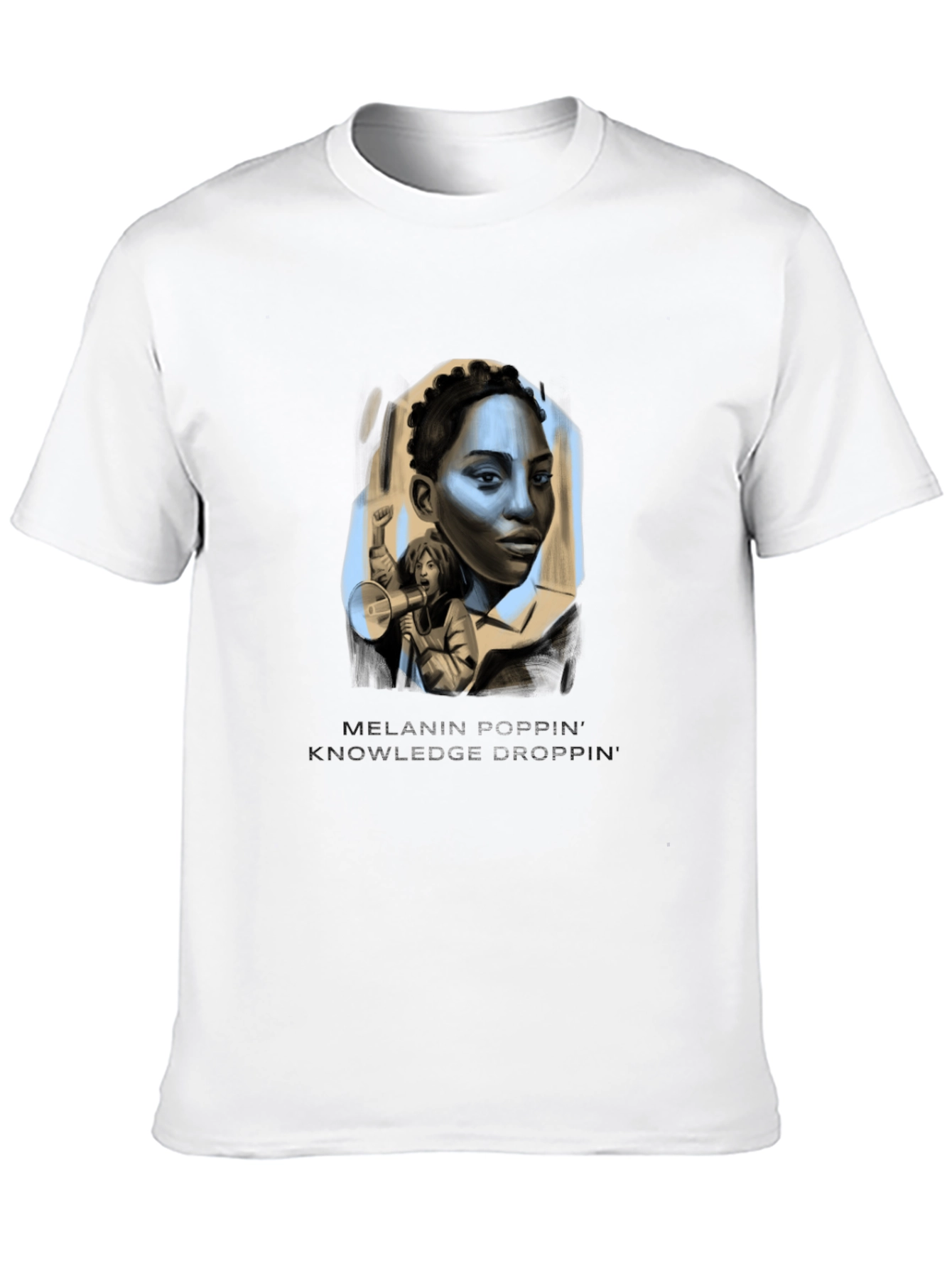 Melanin Poppin Knowledge Drop T-Shirt