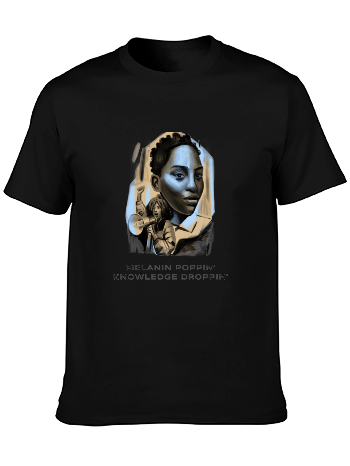 Melanin Poppin Knowledge Drop T-Shirt
