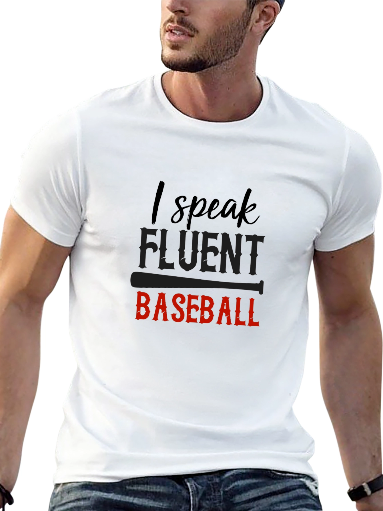 Fluent Baseball T-Shirt - Sporty Casual Tee