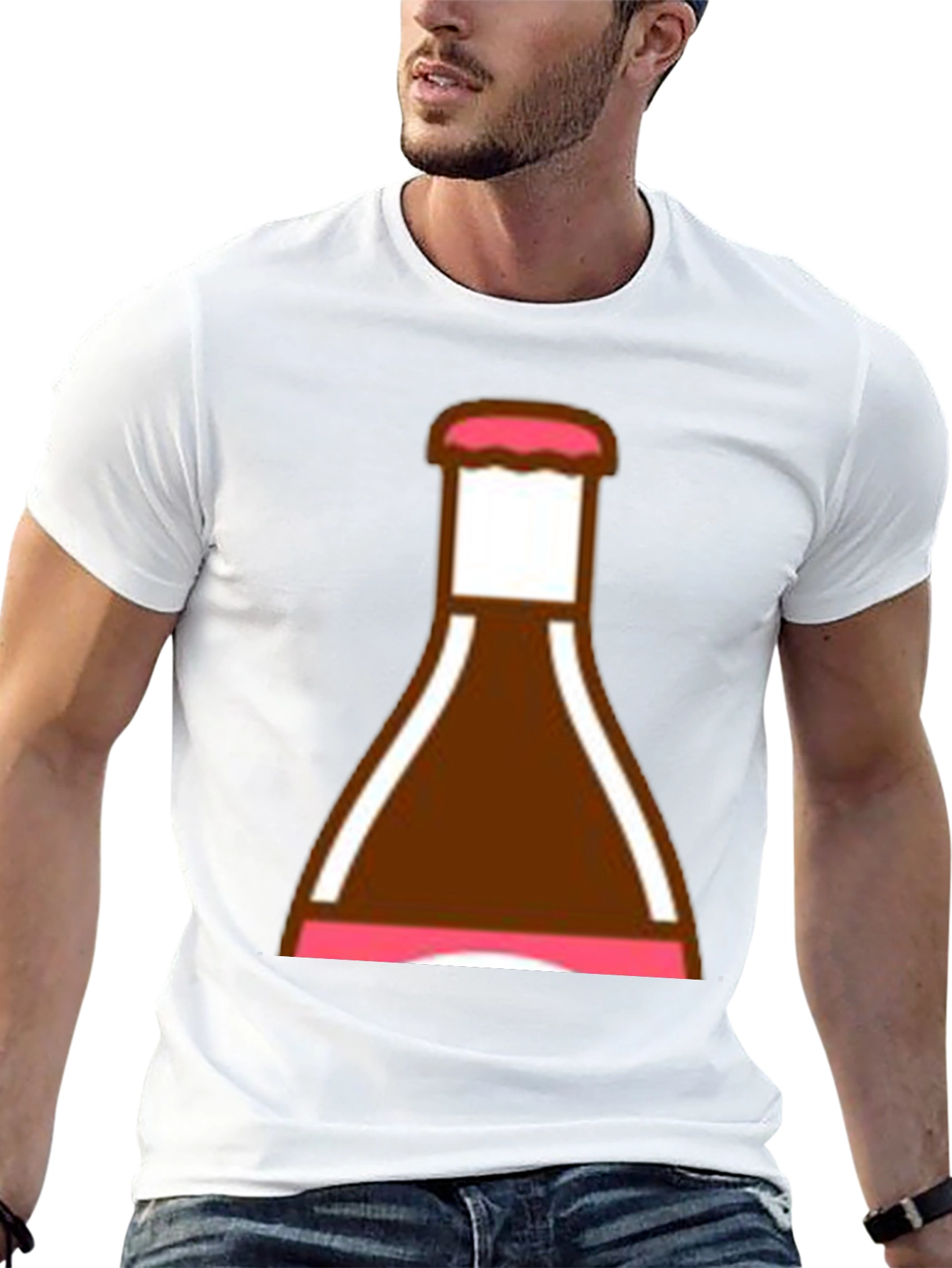 Novelty Bottle Graphic T-Shirt