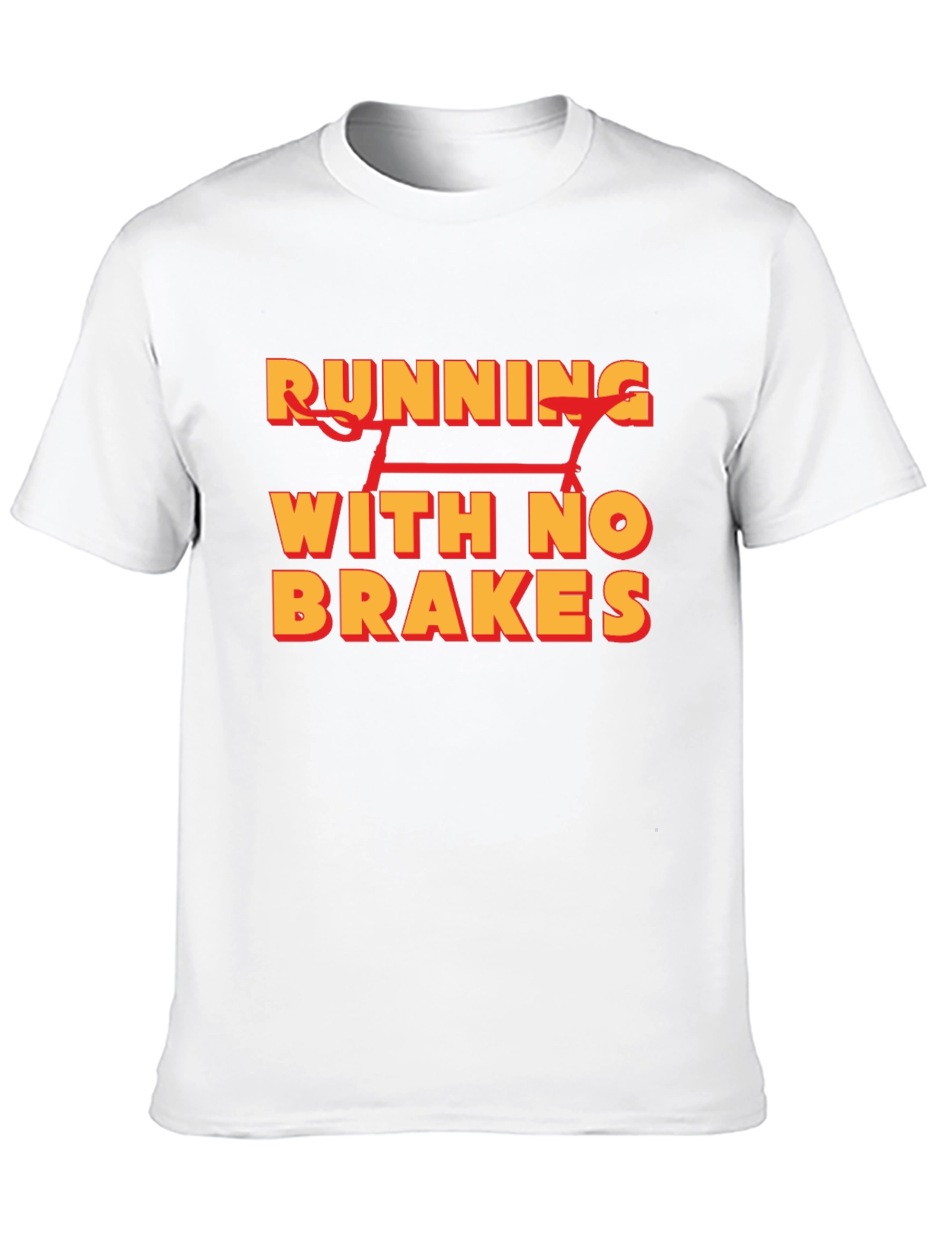 Running With No Brakes Graphic T-Shirt