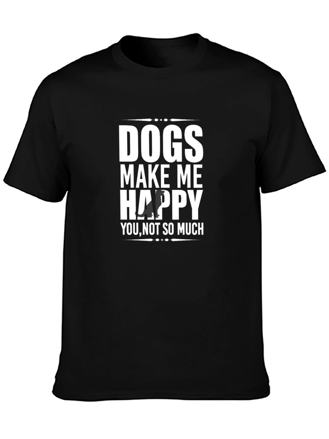 Dogs Make Me Happy Graphic Tee