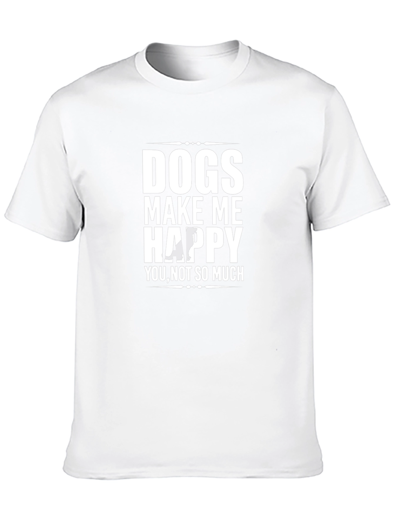 Dogs Make Me Happy Graphic Tee