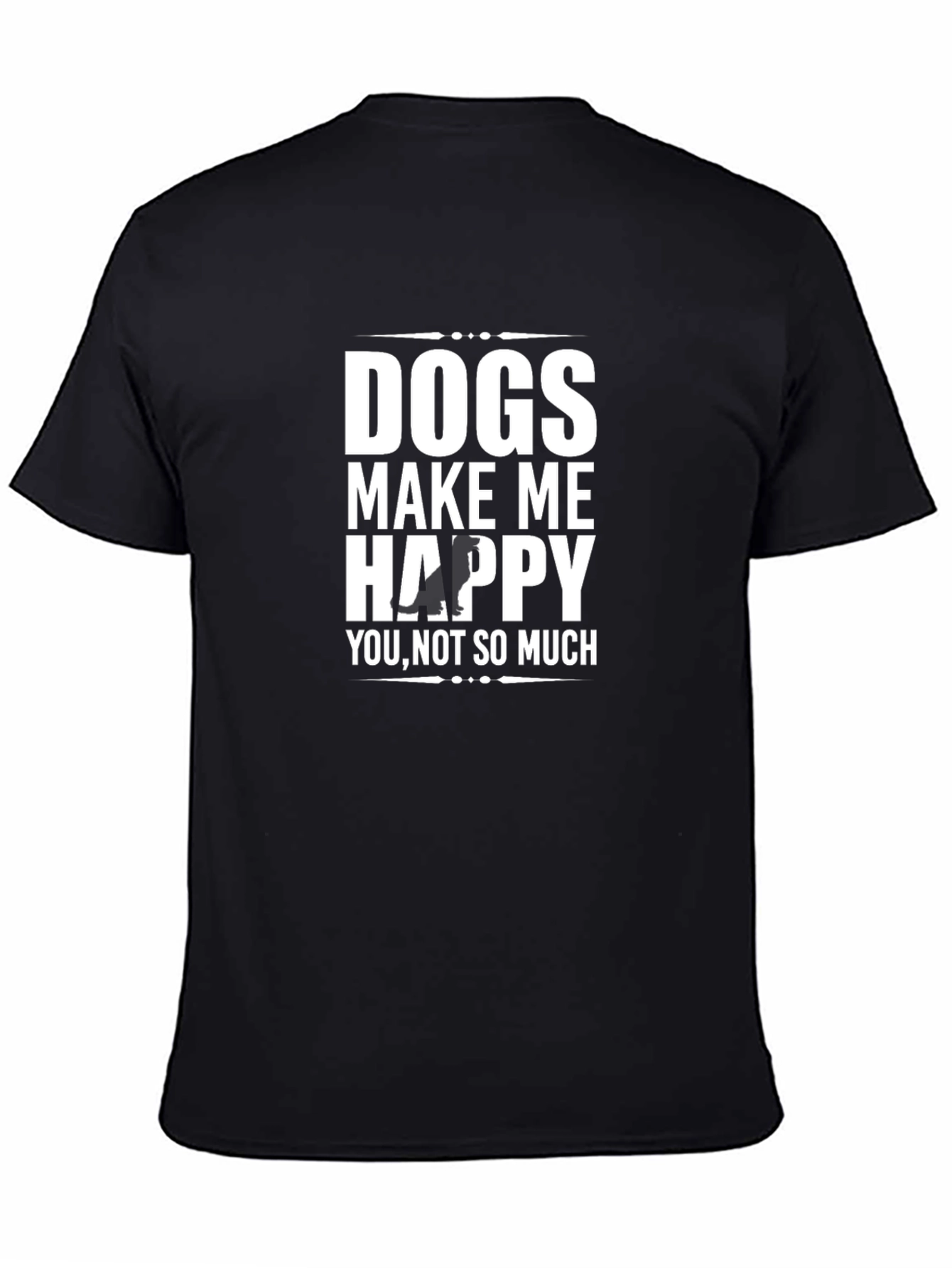Dogs Make Me Happy Graphic Tee