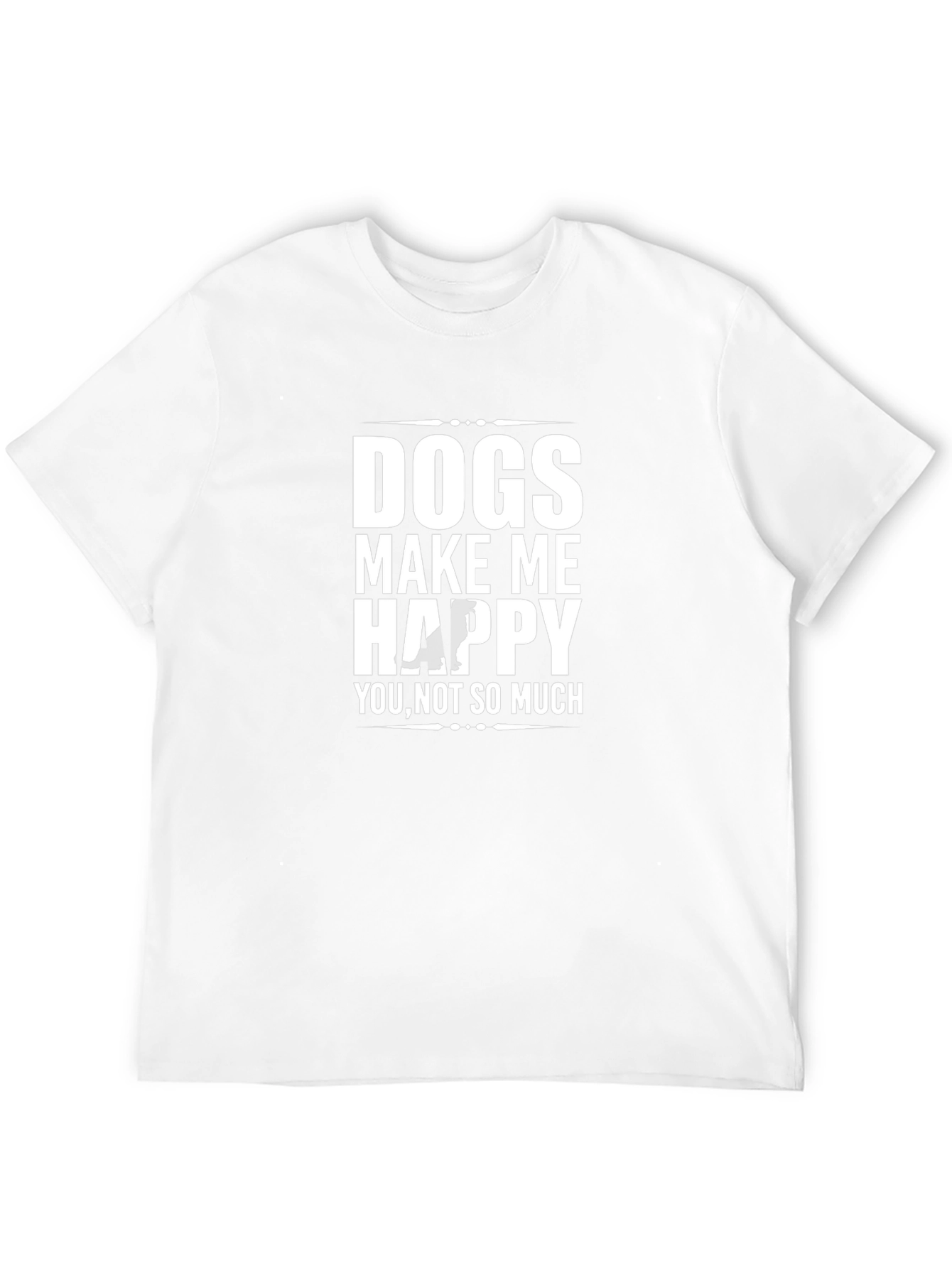 Dogs Make Me Happy Graphic Tee