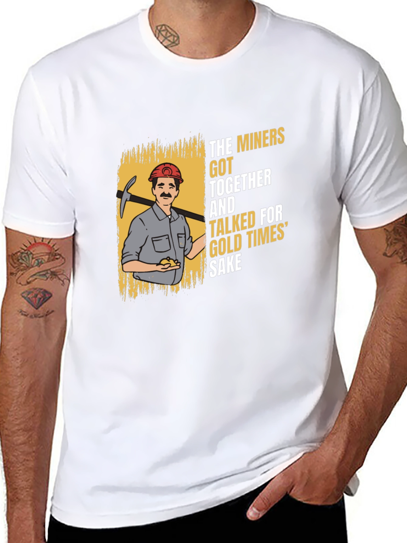 The Miners T-Shirt - Gold Times Sake Graphic Tee
