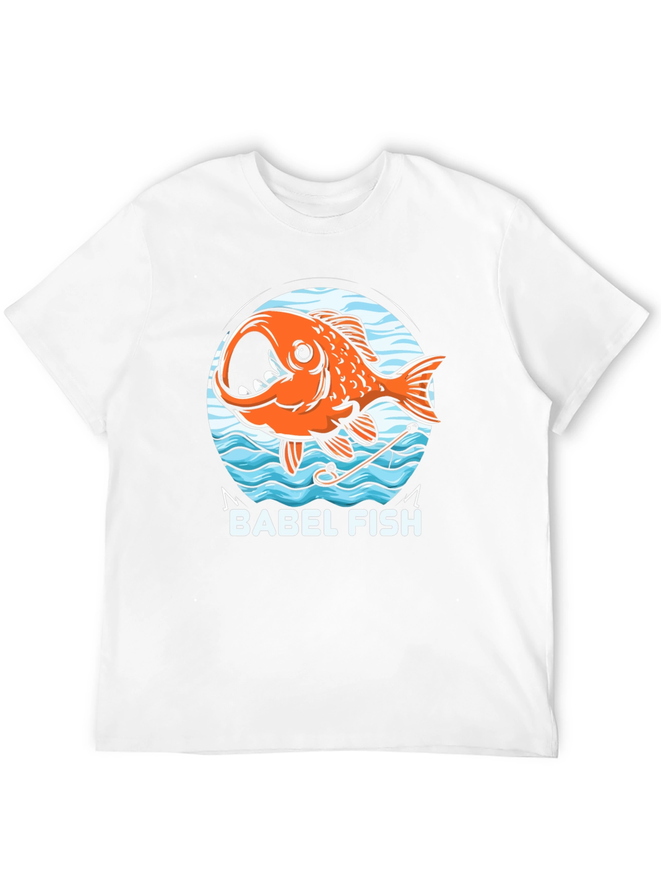 Babel Fish Graphic T-Shirt - Sci-Fi Humor Tee