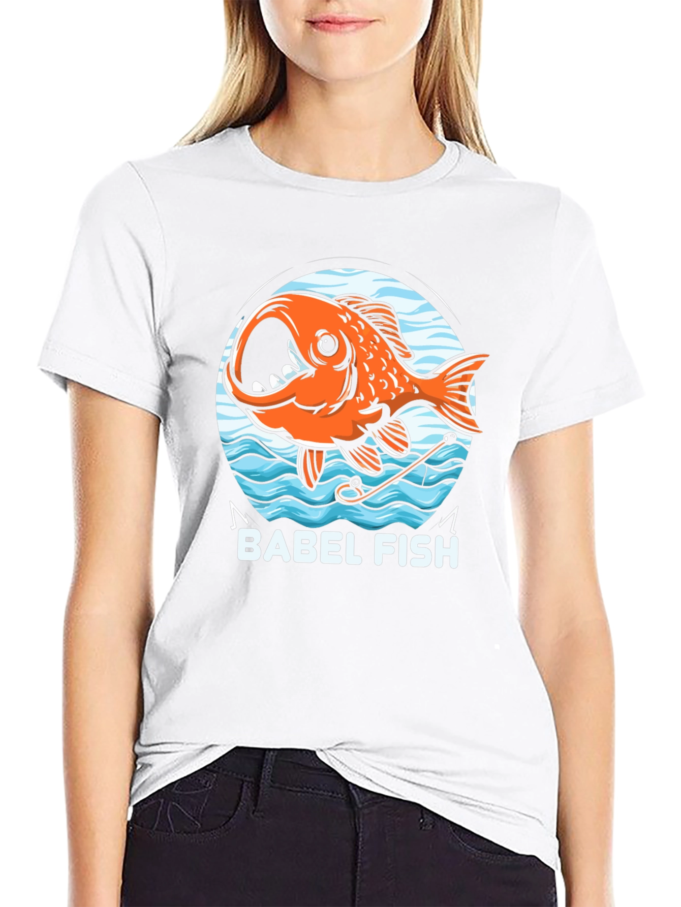 Babel Fish Graphic T-Shirt - Sci-Fi Humor Tee