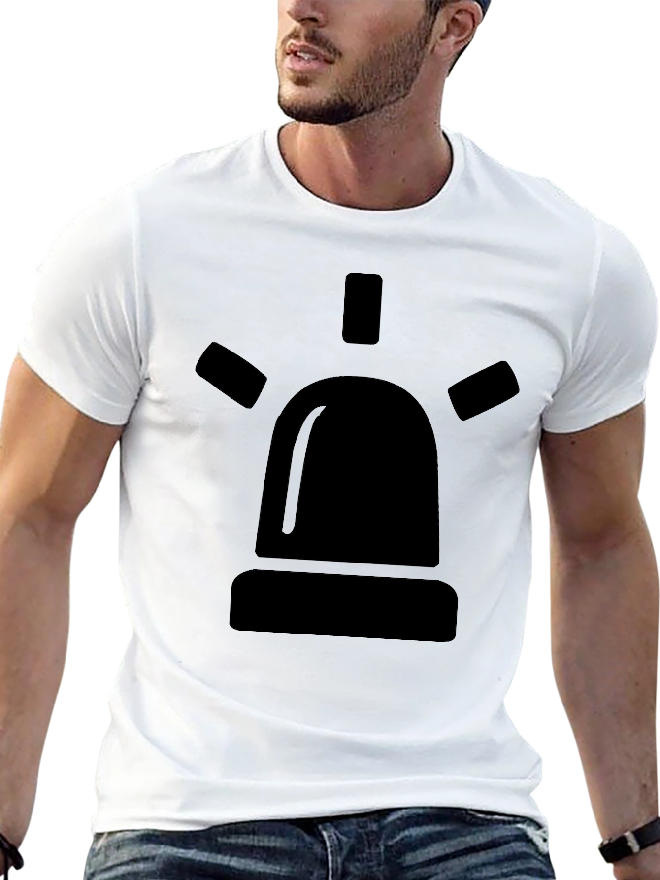 Siren Graphic Tee - Classic Black Comfort