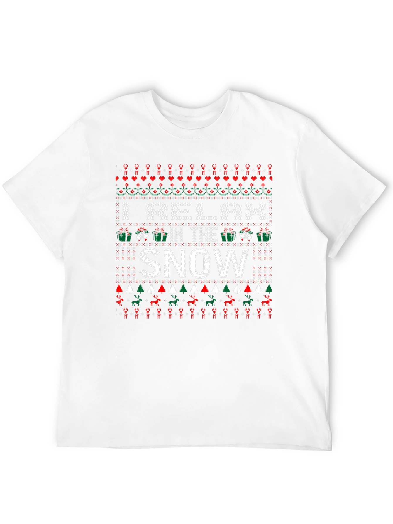 Relax in the Snow Ugly Christmas T-Shirt